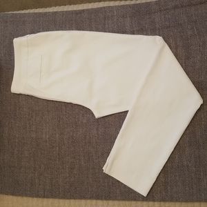 Chico's Ankle Pant, White, Size 0 Regular